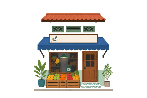 Street grocery: put up your sign